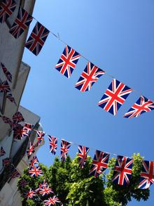 London is feeling very celebratory right now.