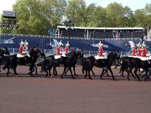 Rehearsals at the palace….