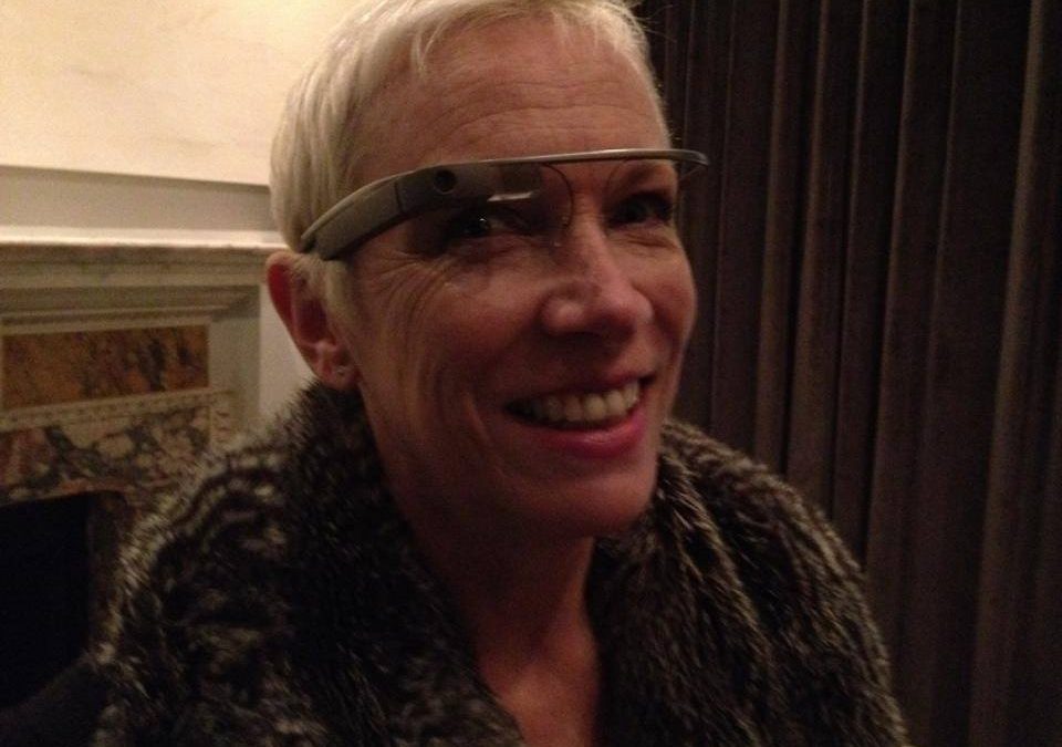 Here I am wearing a pair of Google Glasses!