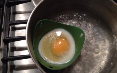 The best thing ever for poached eggs..