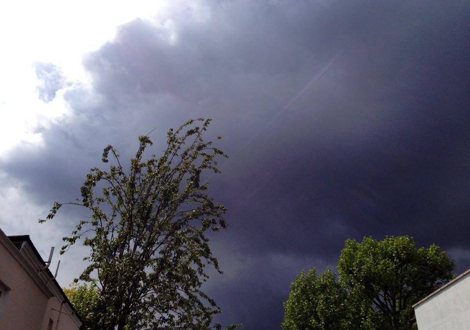 Brooding skies..just before the rain fall..Is it raining with you?