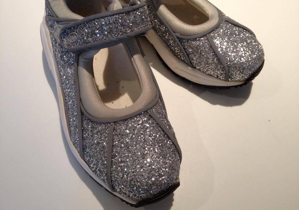 My old sparkling stage shoes..