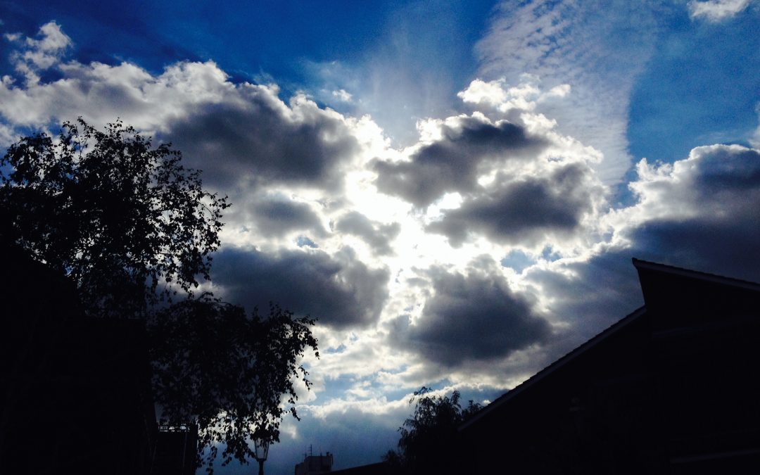 Glorious evening skies of secret London