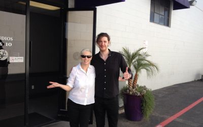 Me and Mr Hozier at rehearsals!