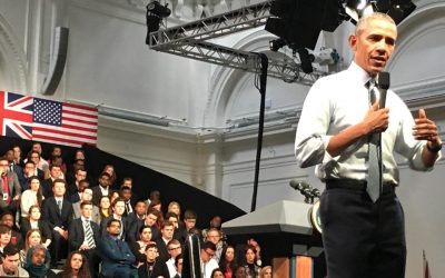 Such a privilege to witness President Obama speaking to a gathering of young people in London yesterday..