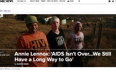 Interview – World AIDS Day – Annie speaks to NBC