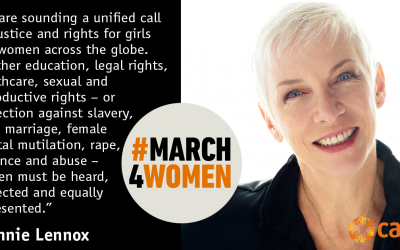 Annie Lennox To Join International Women’s Day Event CARE International’s ‘#March4Women’
