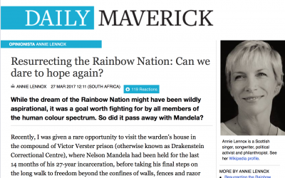 Read online: Annie’s Article on The Daily Maverick