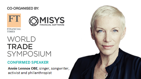 Annie Lennox to speak at World Trade Symposium 2017