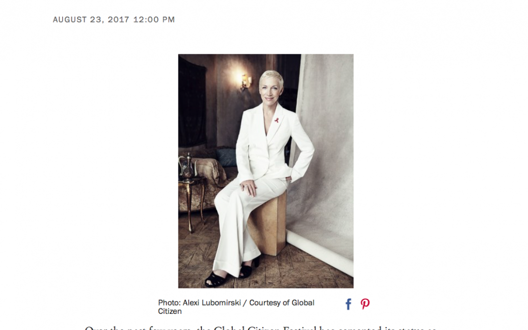 Read Online “Annie Lennox Chooses Hope” Vogue.com