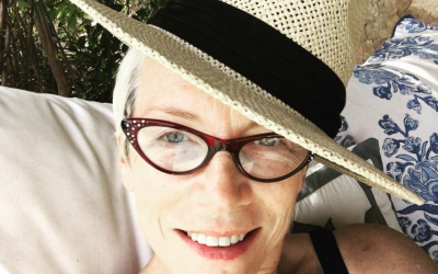 Goin’ with the flow in my new chapeaux…