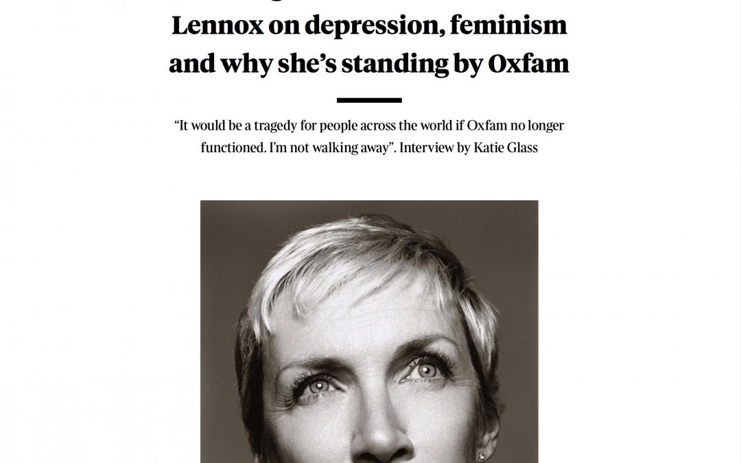New Interview – Annie Lennox Speaks to The Times