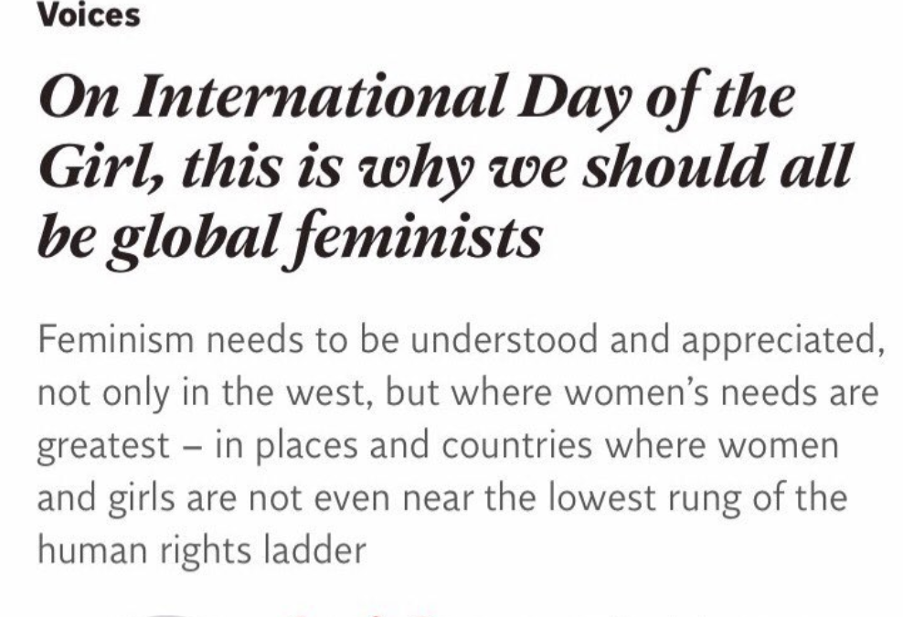 I wrote a piece on Global Feminism
