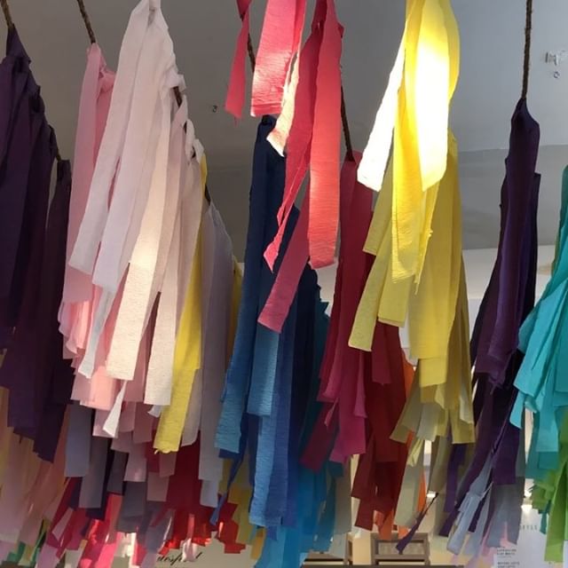 Oh… Just the instinctive genius of Ms Billie Holiday singing “All of Me” combined with paper rainbow decorations fluttering in the breeze.. Beautiful and temporal as everything is..