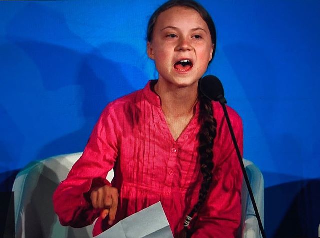Greta Thunberg speaking truth to power yesterday… All power to her.. ! She has created a collective Global movement at 16 years of age! Now will leaders listen and take action??🤔 This is about future generation’s sustainability on this blighted planet… What can be done to prevent total destruction? @GretaThunberg